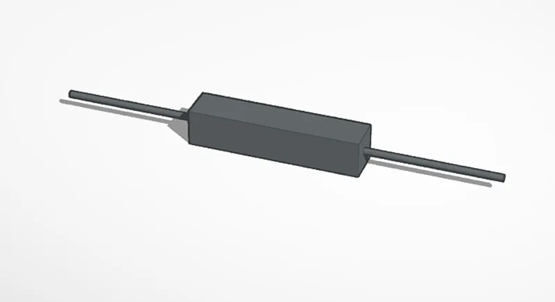 3D Model Reed Switch - Functional Representation