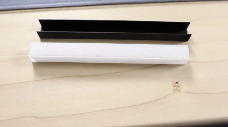 Diffuser/ cover with 1 closed side for honeycomb wall light