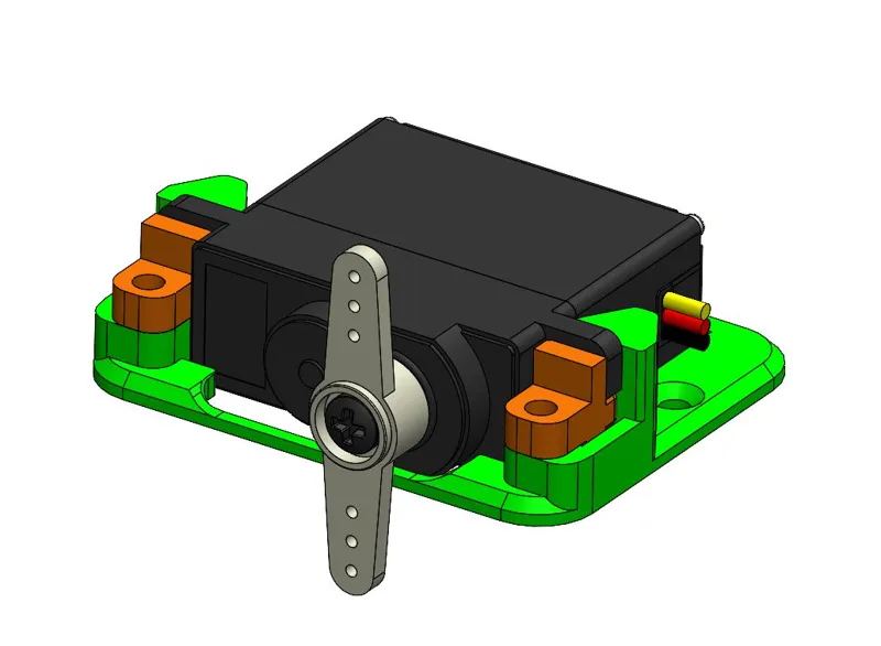 Servo frame for Hitec HS-81