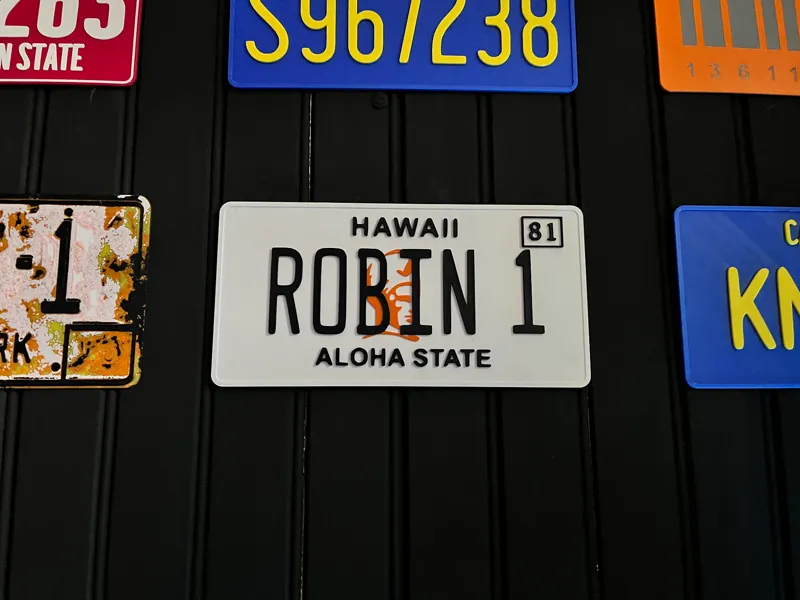 Magnum 308 gts numberplate