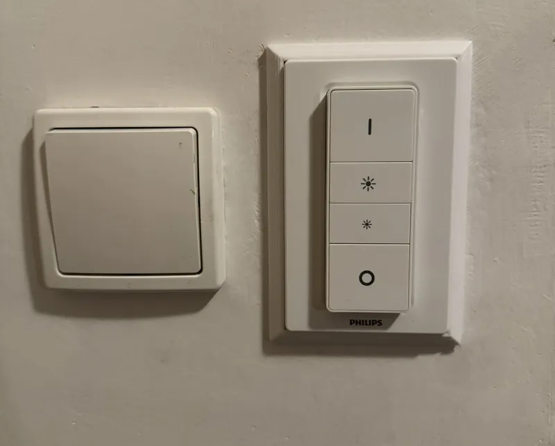 Philips Hue Dimmer Switch Mounting Frame (v1 & v2)