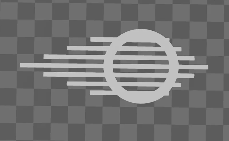 Rebel X-Wing Pilot Helmet Stencil for the sides