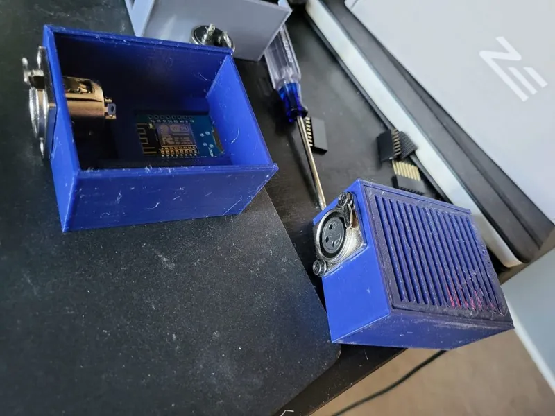 ESP8266 Artnet to DMX Adapter Box
