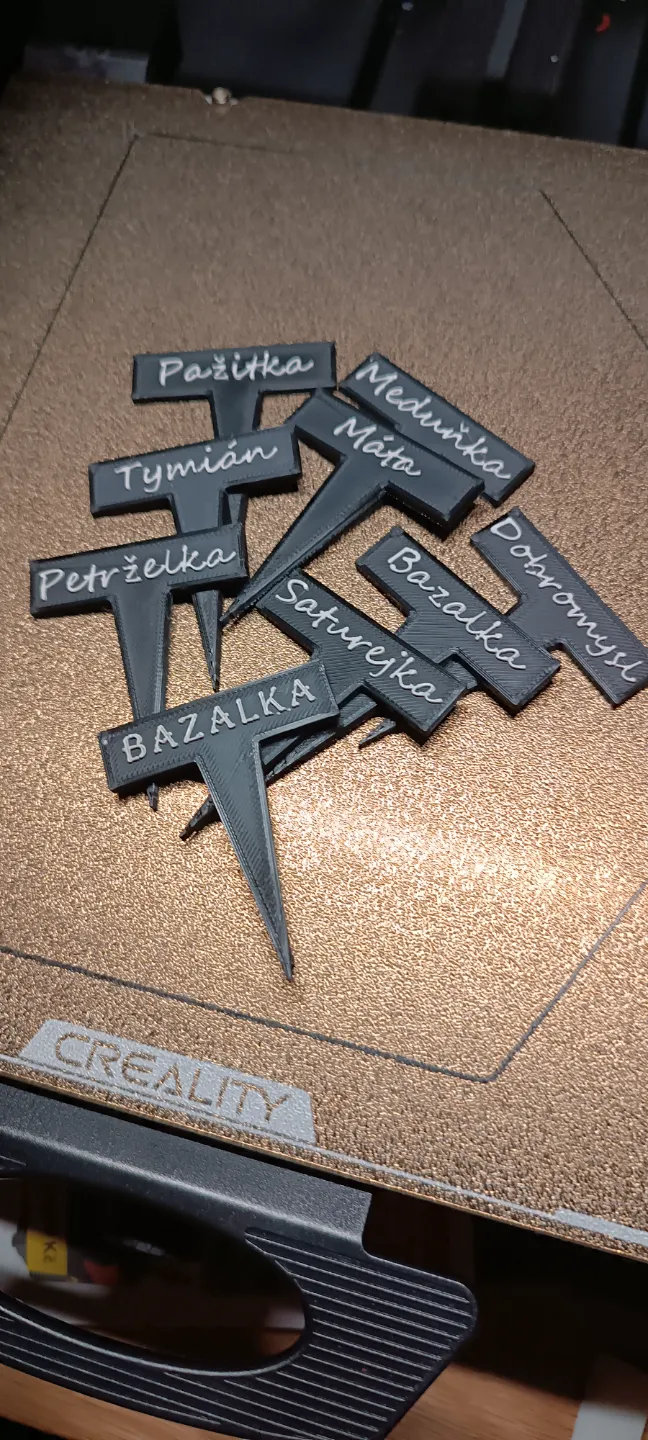 Plant labels - CZ