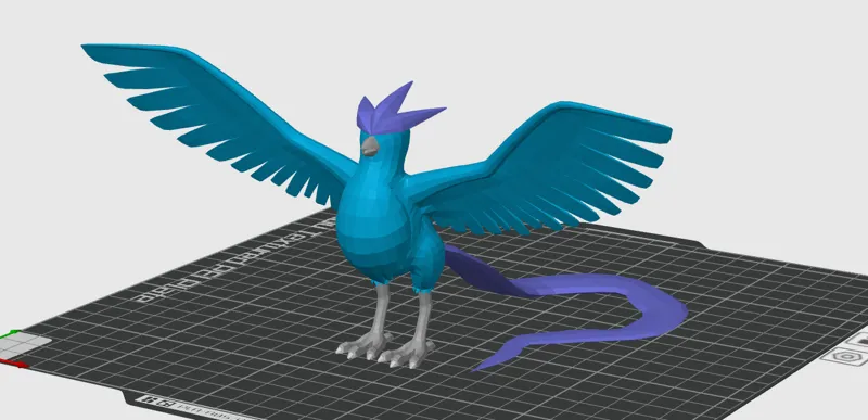 multicolor Articuno 4 colors Pokémon