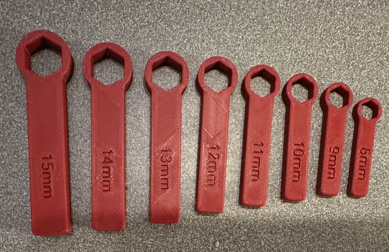 8mm to 15mmbox end wrench set
