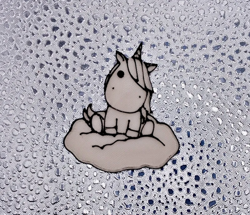 Unicorn - Cloud - KeyChan