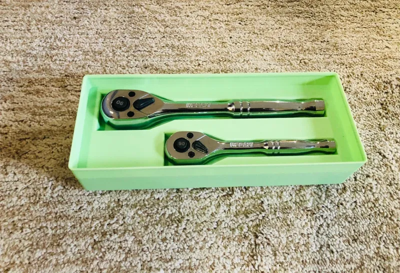 Socket Wrenches Gridfinity Bin (Fusion 360)
