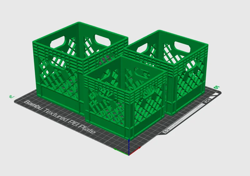 Nesting Milk Crates