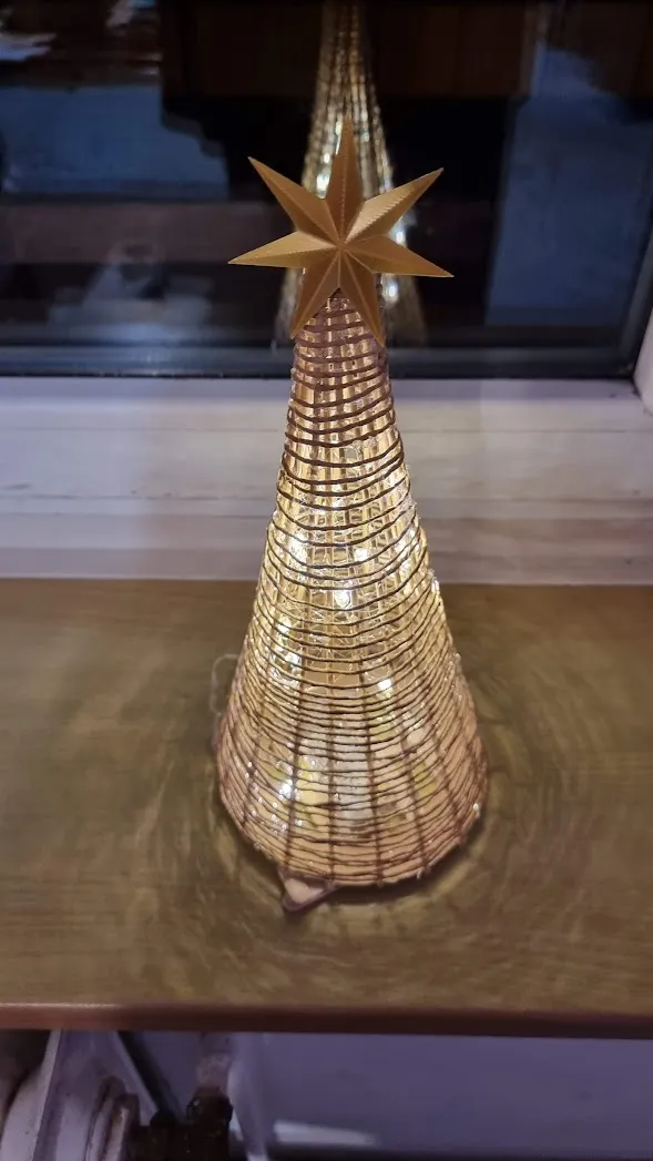 Christmas seven-pointed star