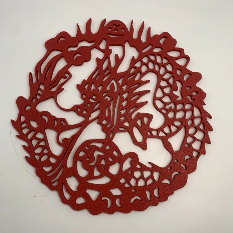龙年窗花（China Dragon Year window decorations）