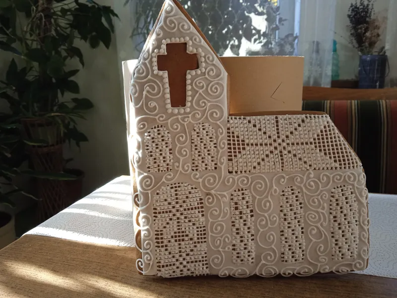 Cookie cutter CHURCH v2 (vykrajovátko na cukroví Kostel v2)
