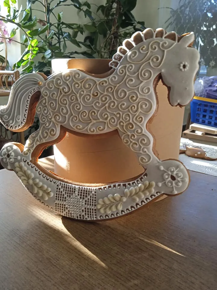 Cookie cutter ROCKING HORSE v1 (vykrajovátko na cukroví houpací koník v1)