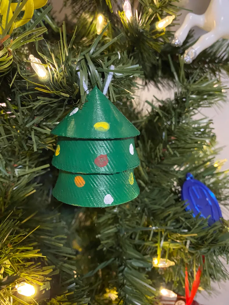 Chibi Christmas Tree Ornament