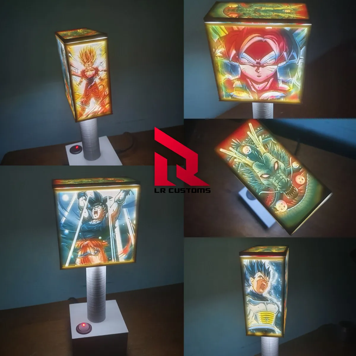 DRAGON BALL - COLOR LAMP - Free 3D Print Model - MakerWorld