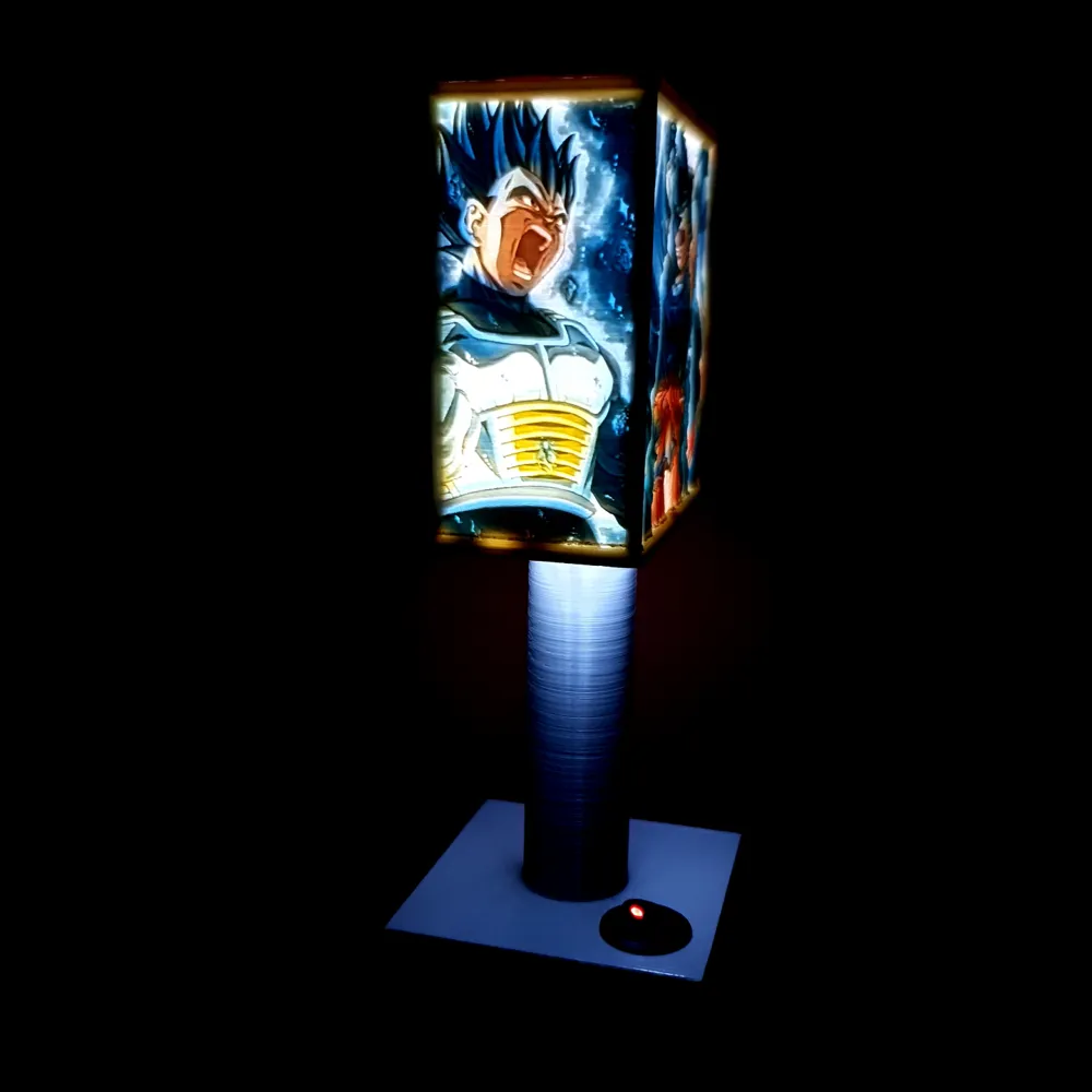 DRAGON BALL - COLOR LAMP - Free 3D Print Model - MakerWorld