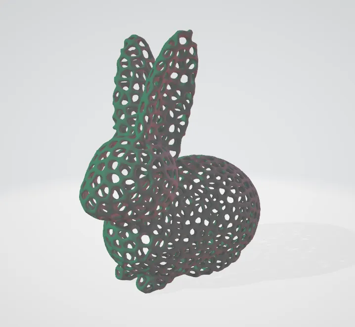 Easter bunny - Voronoi