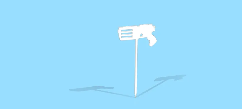 Nerf cake topper