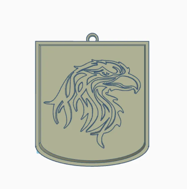 Eagle on the wall
