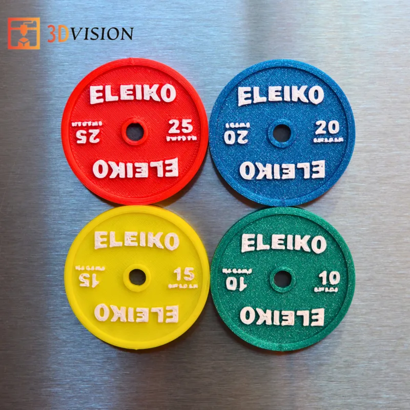 Eleiko gym plates magnets