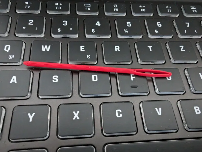 Children's plastic sewing needle