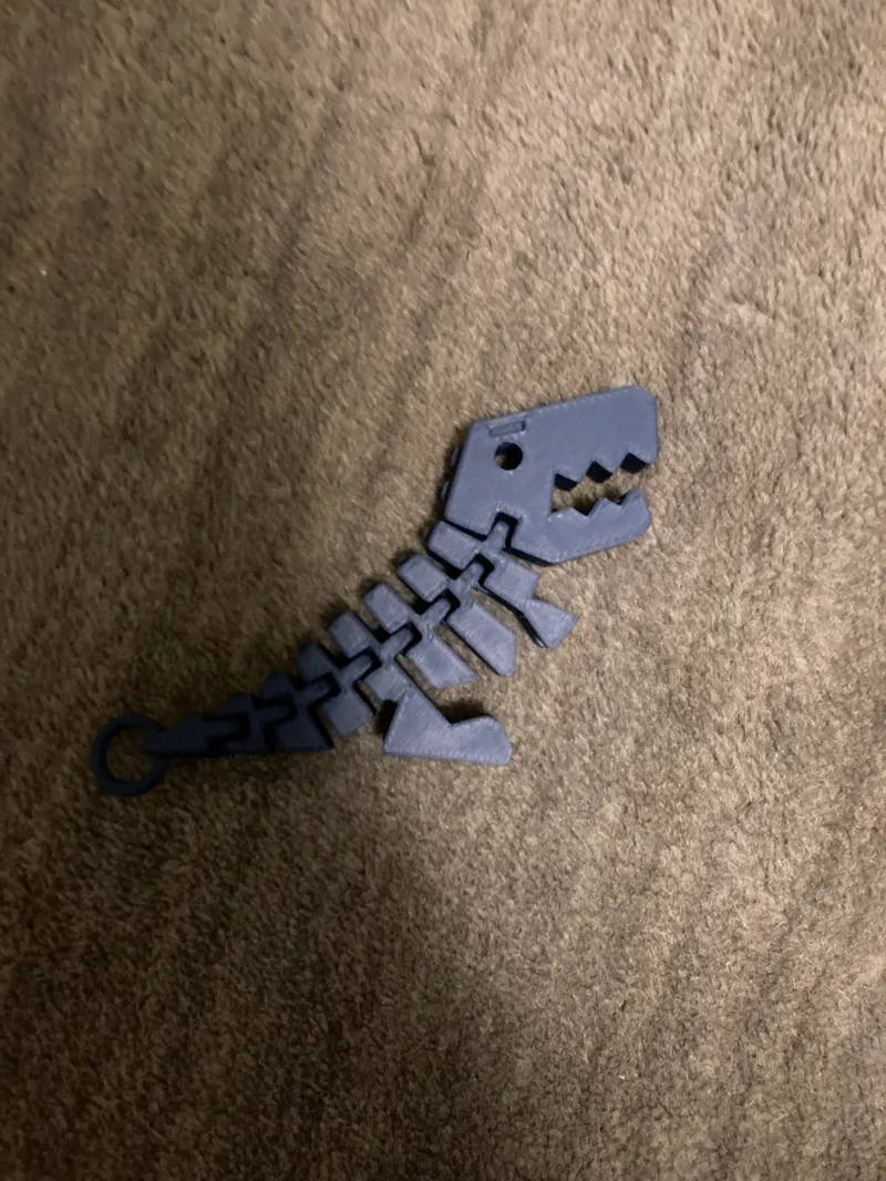 Flexi Rex Keychain