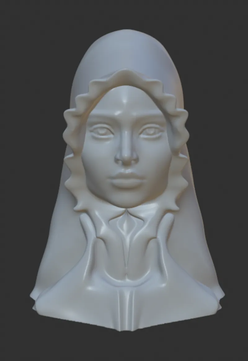 woman with veil