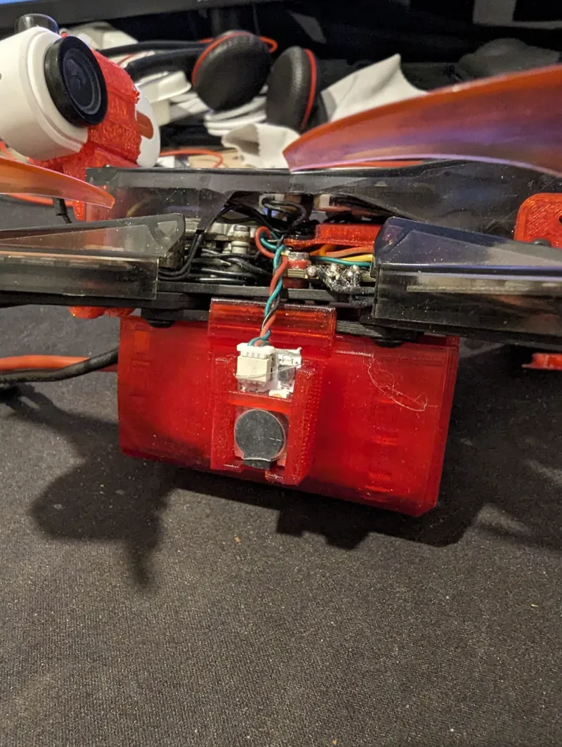 Tiny Trainer HD battery sleeve w/ beeper and balancer mount