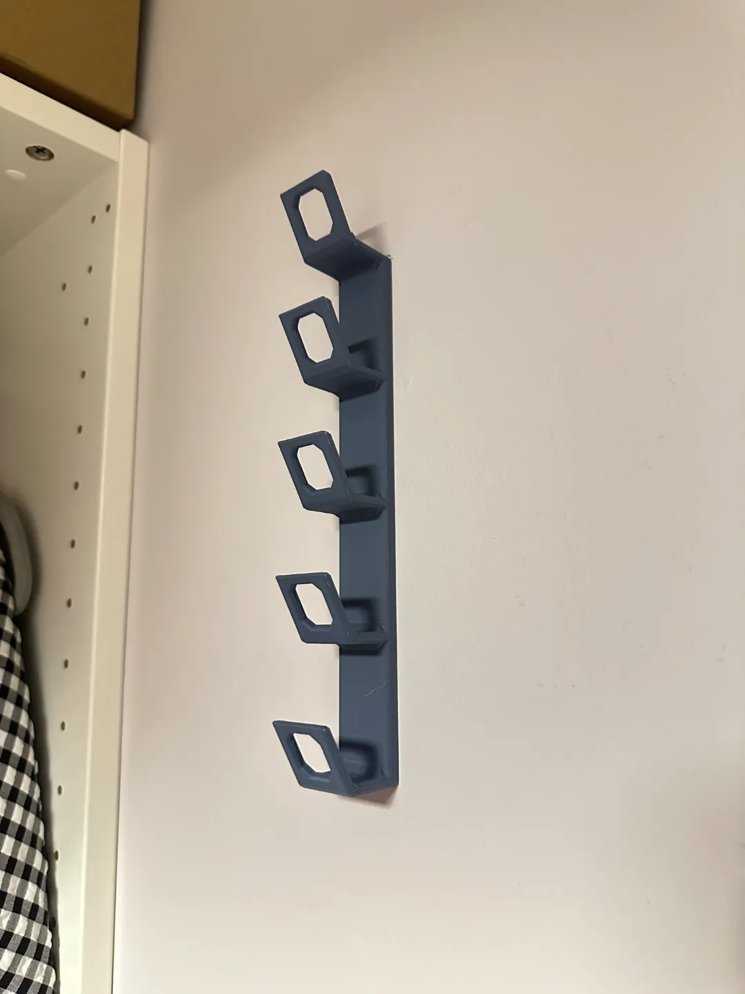 Cap Rack 3d Print Hat / Cap hooks, wall mount storage for your hats, cap holder - Free 3D ...