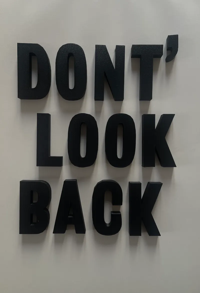Don't look back 