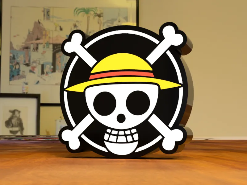One Piece Logo LED LightBox