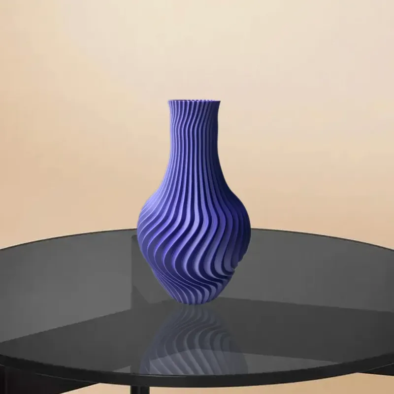 Fluid stripe VASE