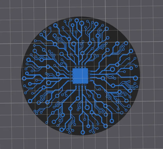 Untersetzer Cyber Optik