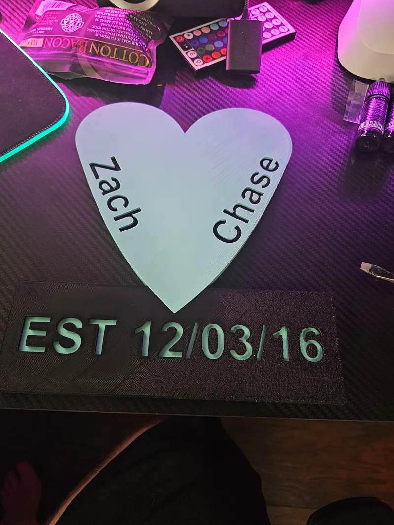 Heart Plaque