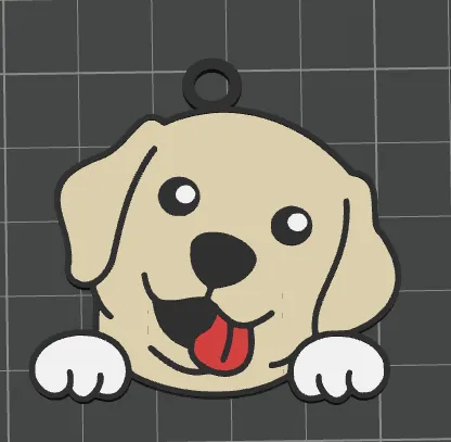 Cute Labrador keychains - dose opener