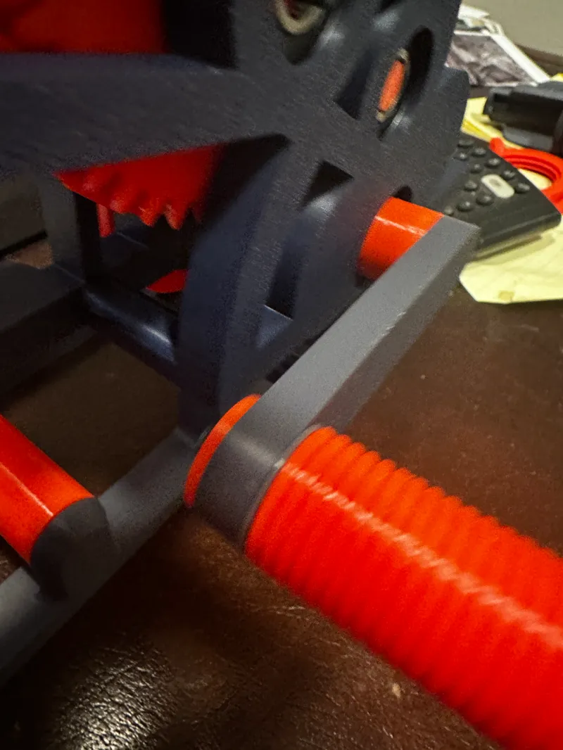 V-Spooler Hand crank Spacer. Cures the floppy handle