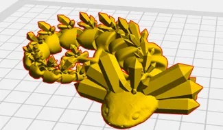 Flexi Articulated Crystalotl