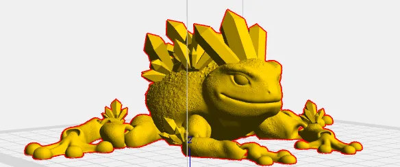Flexi Articulated Crystal Frog