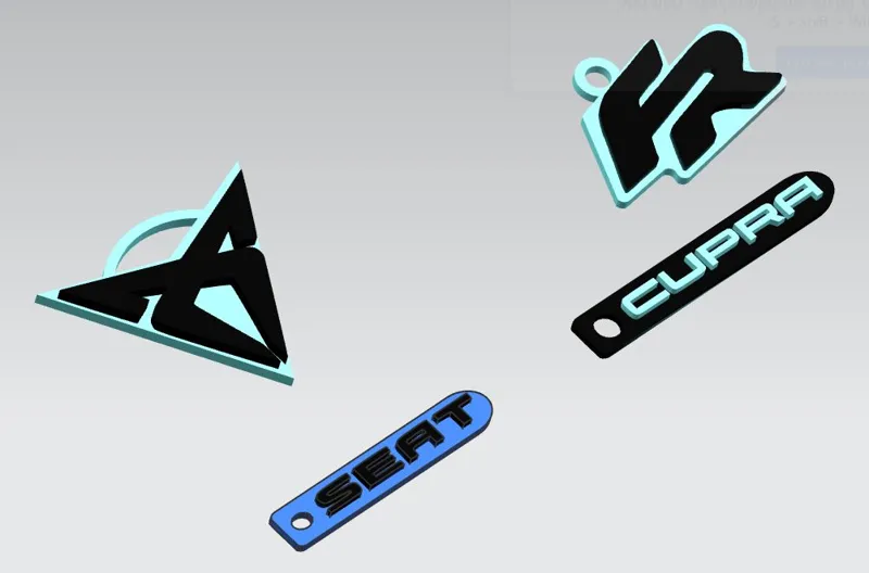 seat cupra fr keychain