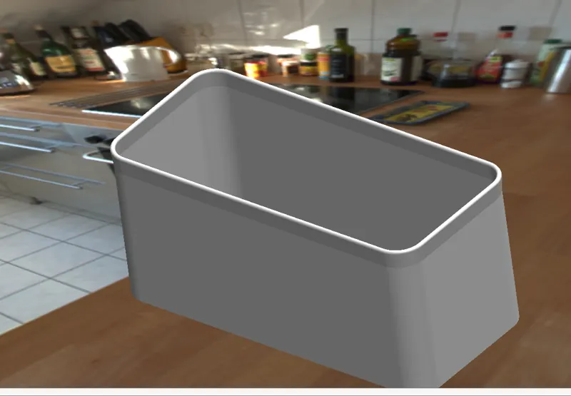 Samel Box für Spiegelschrang