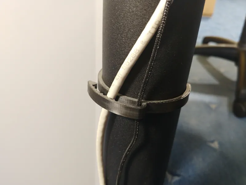 table leg cable manager