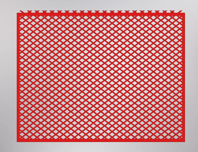 Mesh fence 1:14
