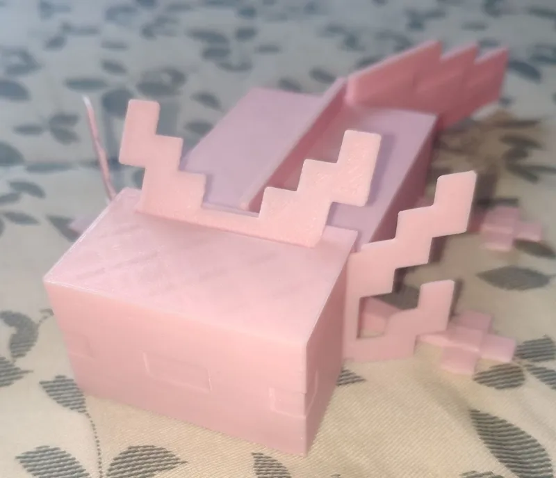 Moveable Axolotl in Minecraft