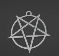 Ornement pentagramme satanique — photo 1