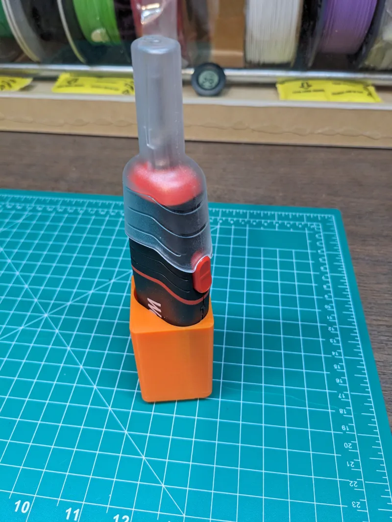 Gridfinity 1x1 Weller Battery Solder Holder