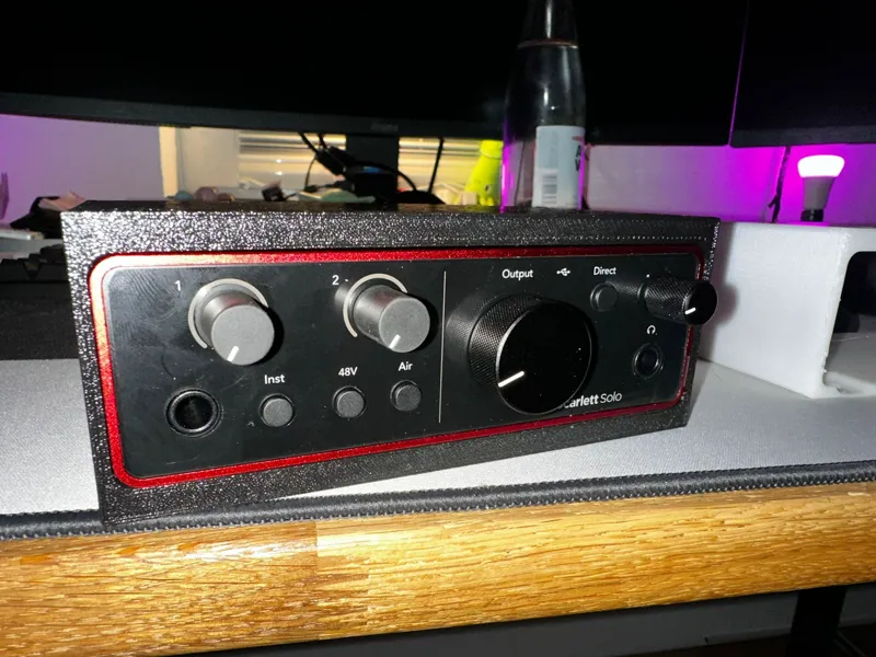 Under Desk Mount Focusrite Scarlett Solo Gen4