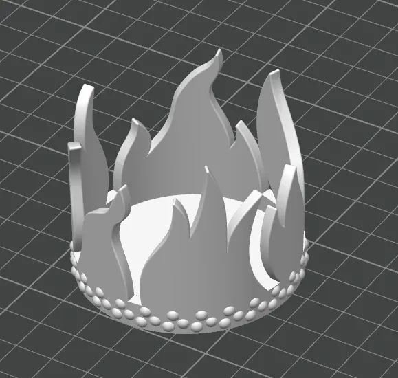 Tealight Candle Holder - Flame motive