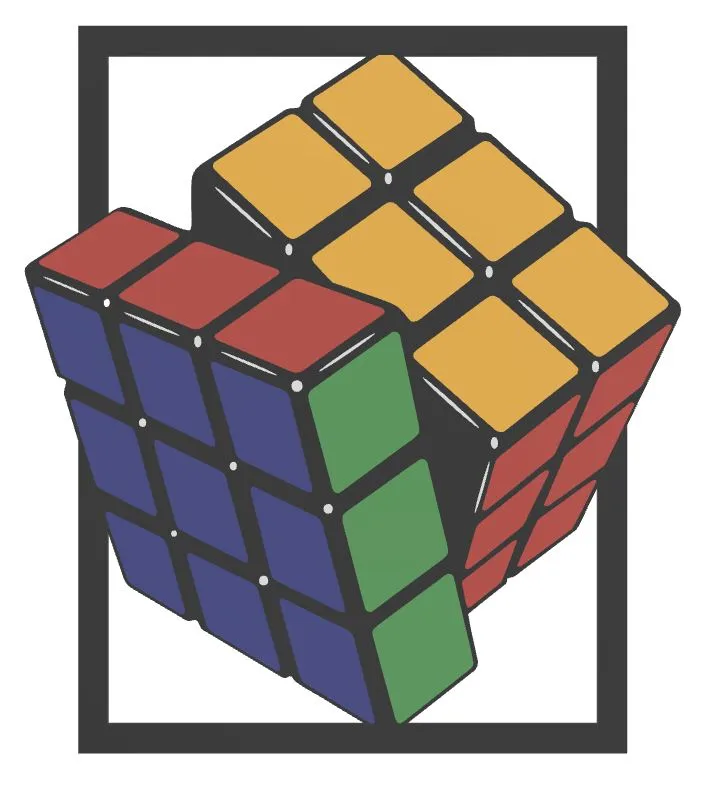 Wallart - Rubik's Cube