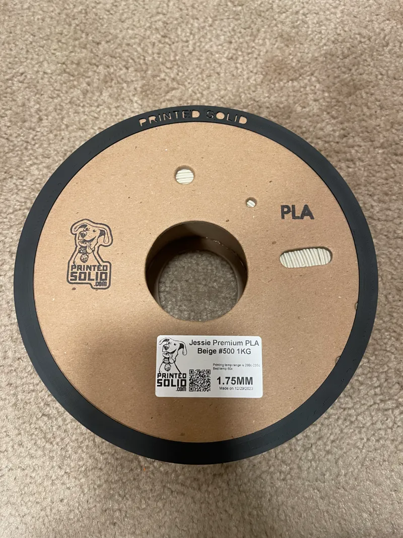 Printed Solid Jessie Filament AMS Spool Adapter