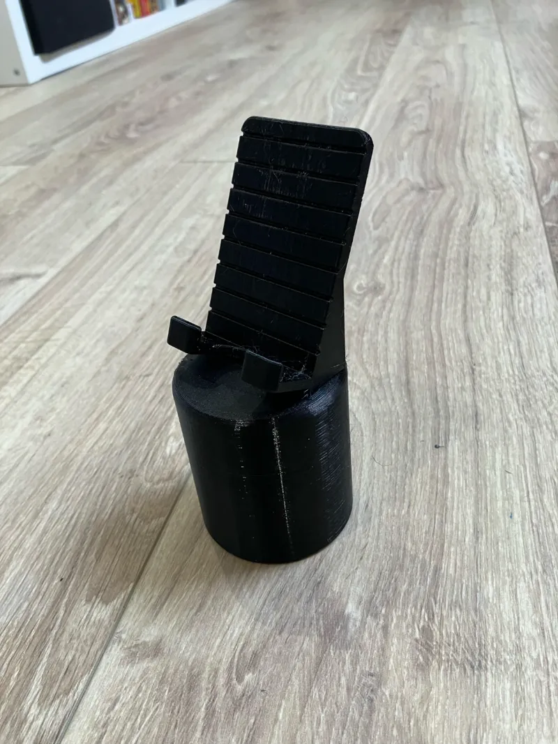 support téléphone porte gobelet